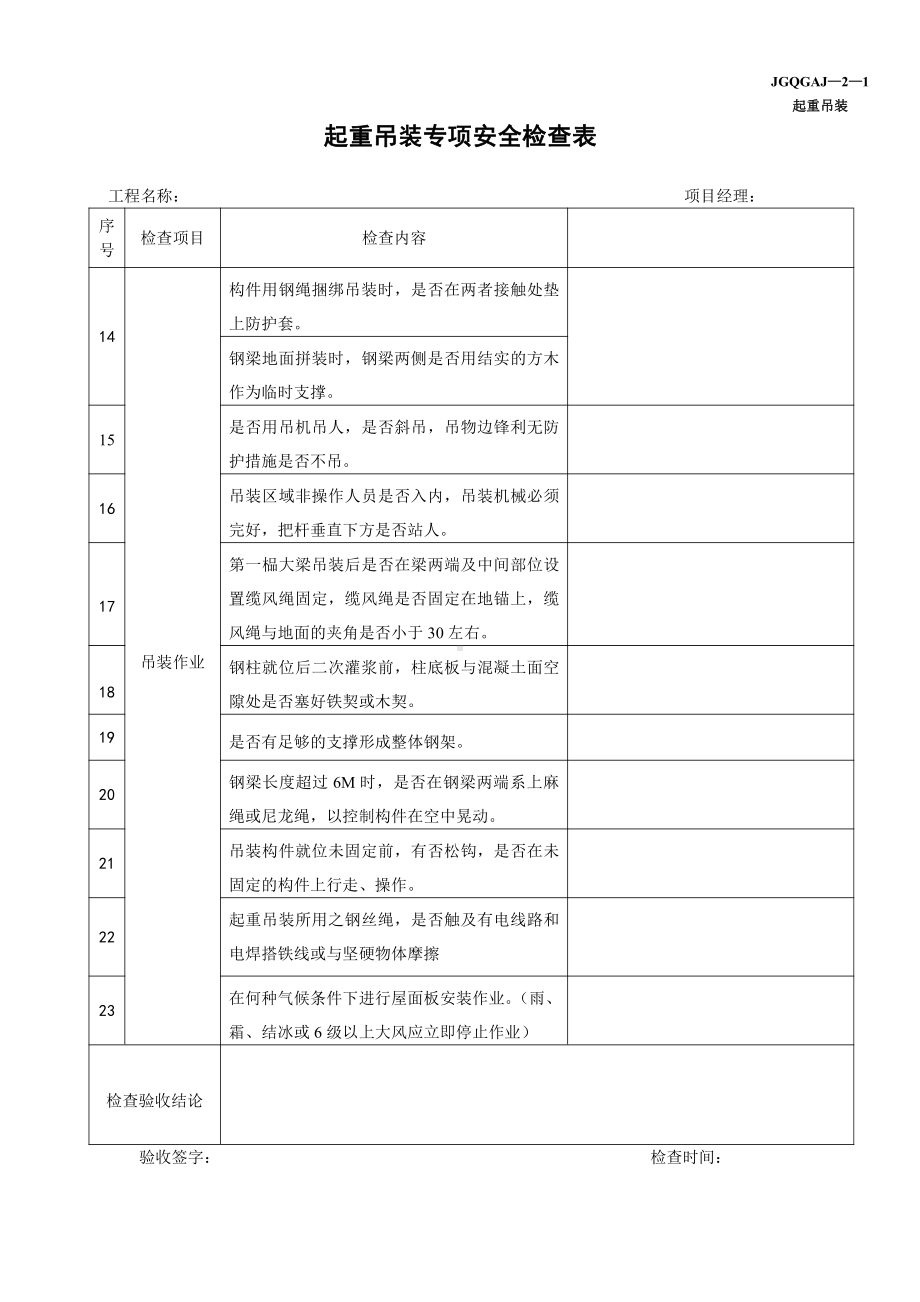 起重吊装专项安全检查表..pdf_第2页