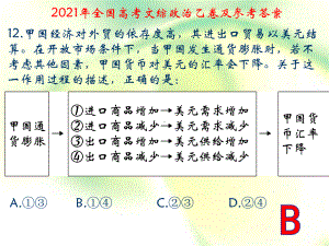 2021年全国高考文综政治乙卷课件 33张.pptx