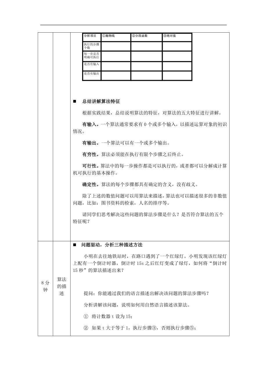 （2021新人教中图版）高中信息技术必修一2.2算法概念与描述（第八课时）-教学设计.docx_第3页