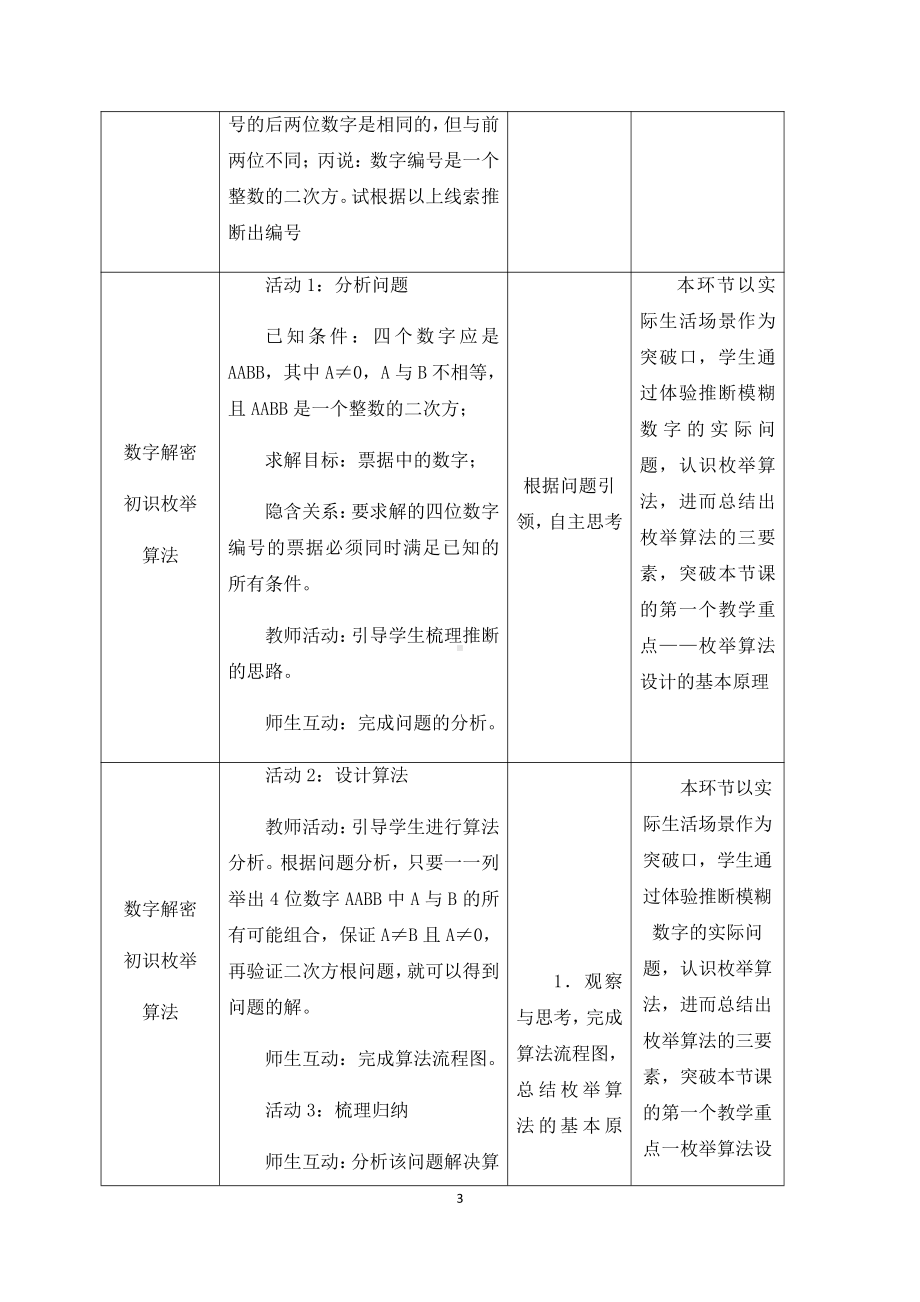 （2021新人教中图版）高中信息技术必修一 2.4常见算法的程序实现教案.docx_第3页