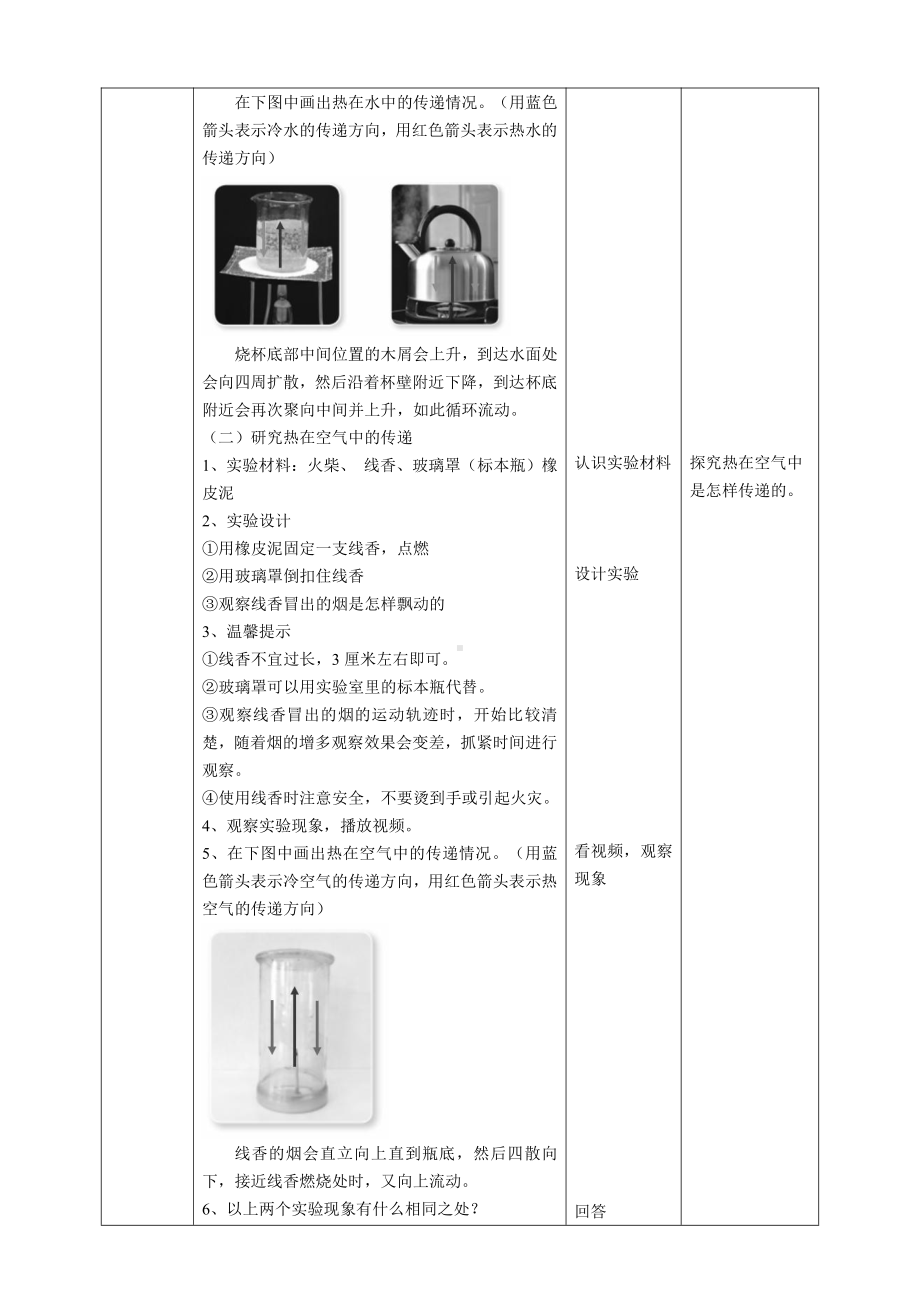 2021新苏教版五年级上册科学2.2《热对流》教案.doc_第3页