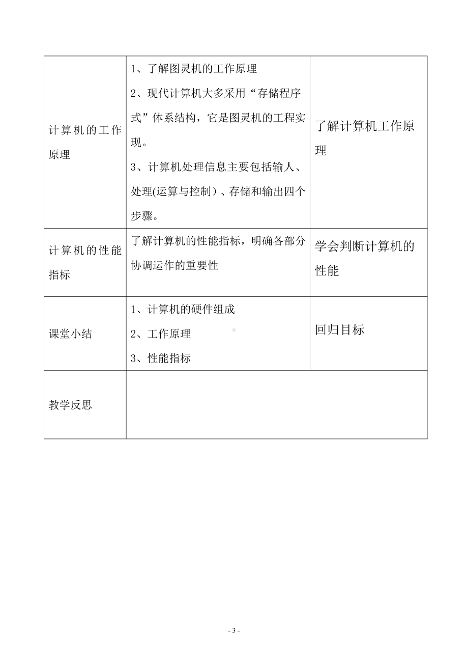 （2021新浙教版）高中信息技术必修二2.1计算机硬件 教案.doc_第3页