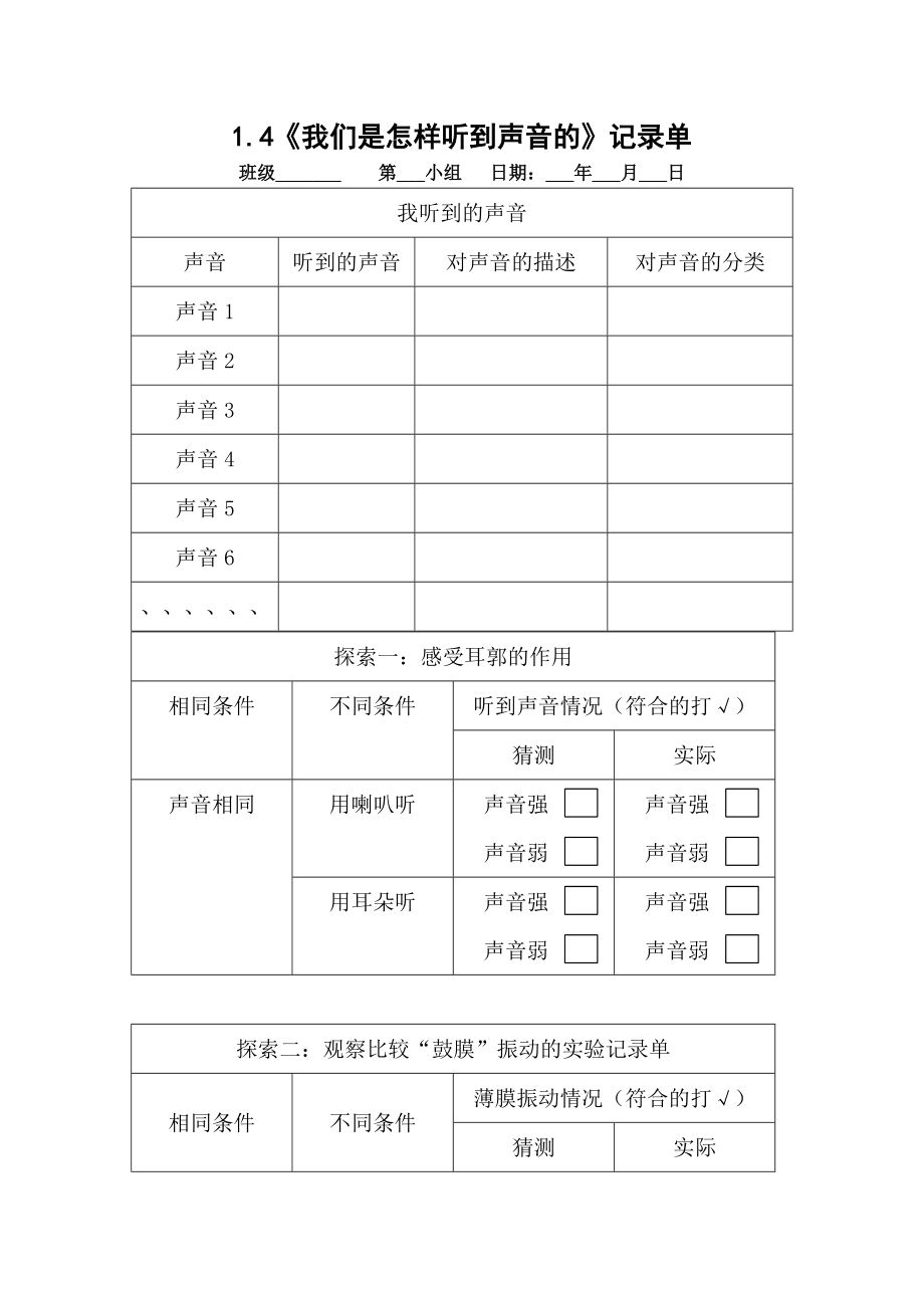 2021新教科版四年级上册科学4.我们是怎样听到声音的 ppt课件（含教案+视频）.zip