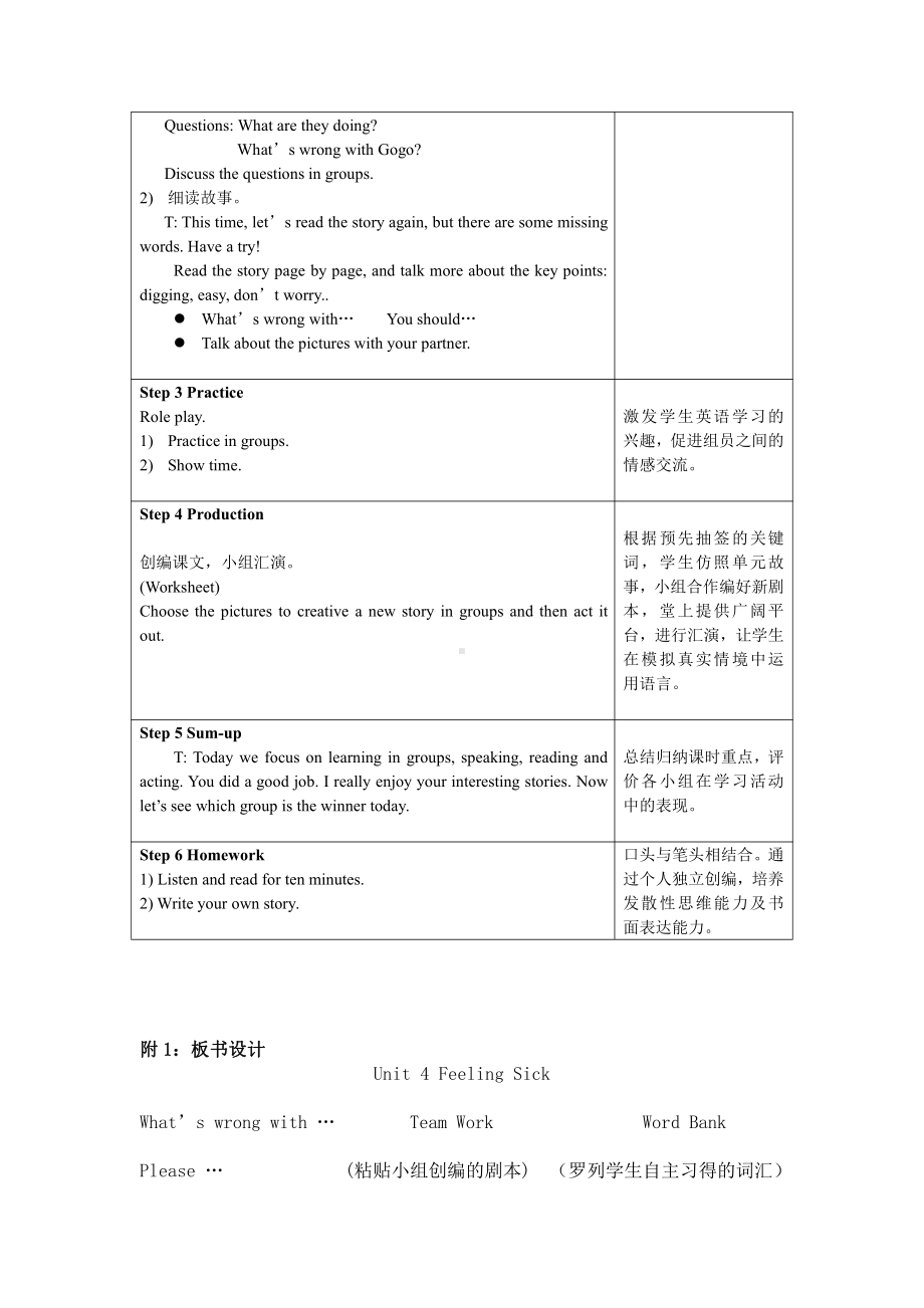 广东版六年级上册Unit 1 Feeling Sick-Lesson 2-教案、教学设计-市级优课-(配套课件编号：50340).doc_第2页