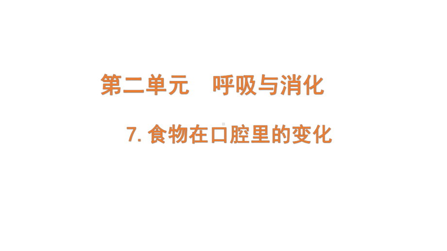 2021新教科版四年级上册科学2.7.《食物在口腔里的变化》 ppt课件.pptx_第1页