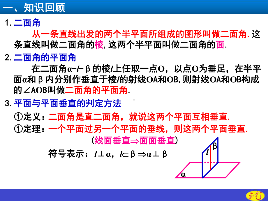 （2021新教材）人教A版高中数学必修第二册第八章8.6.3第2课时(平面与平面垂直的性质)ppt课件.ppt_第2页