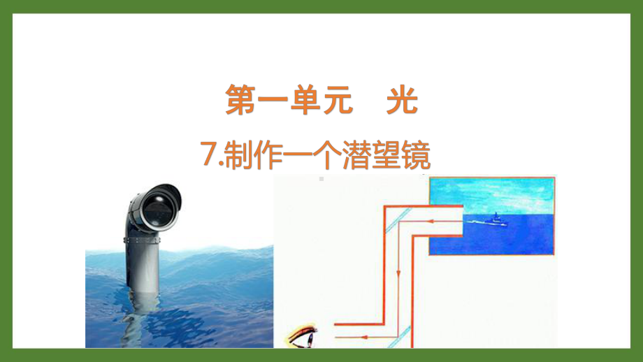 新教科版2021~2022五年级科学上册第一单元《7制作一个潜望镜》课件.pptx_第2页