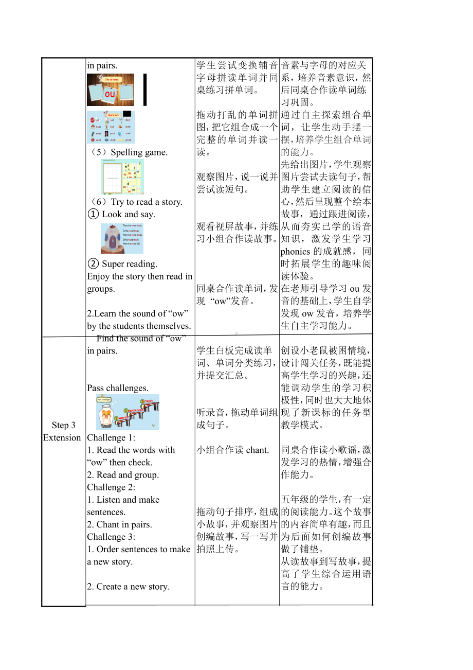 人教版（新起点）五年级上册Unit 3 Animals-Let’s Spell-教案、教学设计-部级公开课-(配套课件编号：e0570).doc_第3页