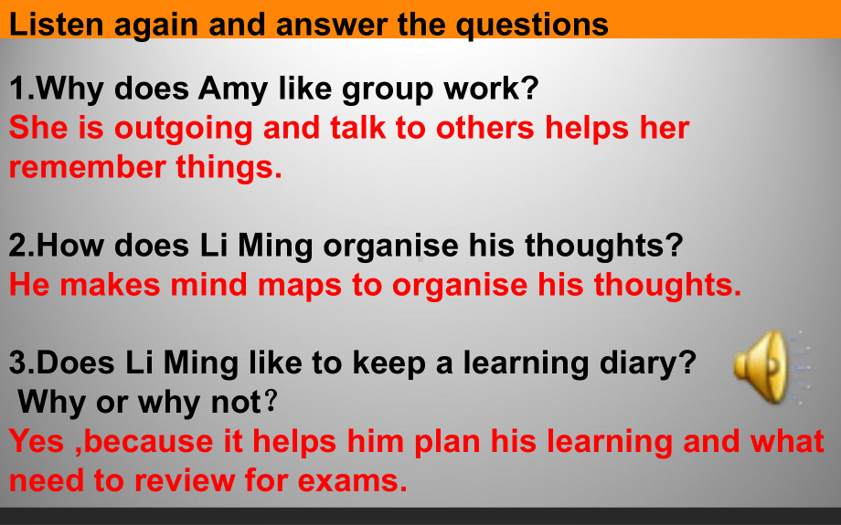 必修1英语新教材人教Welcome unit-listening and talking & reading for writing.ppt_第2页