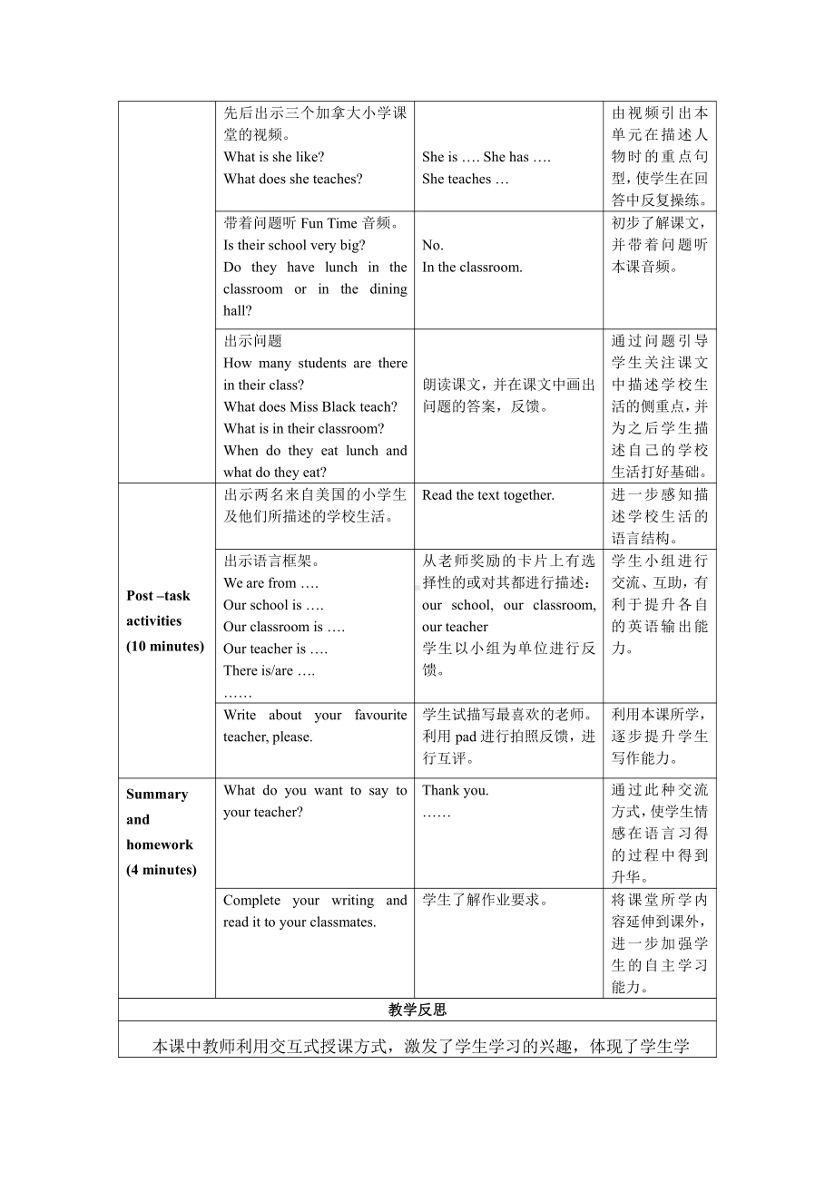 人教版（新起点）五年级上册Unit 2 Teachers-Fun Time-教案、教学设计-市级公开课-(配套课件编号：80de2).docx_第3页