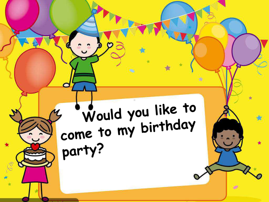 人教精通版六年级上册Unit 3 Would you like to come to my birthday party？Lesson13 ppt课件.ppt_第1页