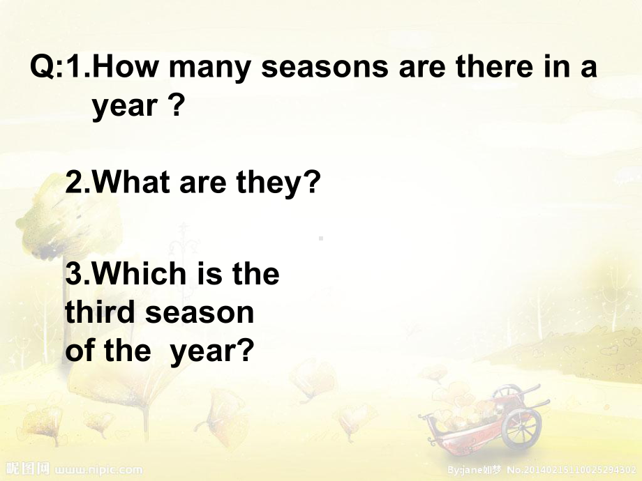 人教精通版六年级上册Unit6 There are four seasons in a year.（Lesson36) ppt课件.ppt_第2页