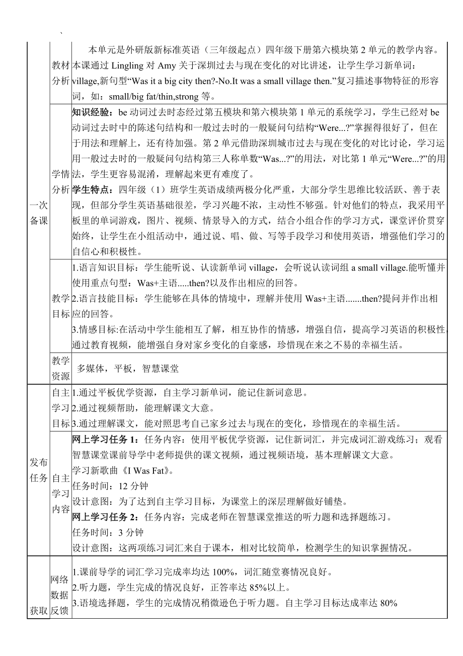 外研版（三起）四下Module 6-Unit 2 Was it a big city then -ppt课件-(含教案+视频)-市级优课-(编号：d2b08).zip