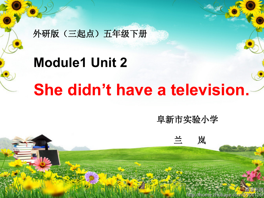 外研版（三起）五下Module 1-Unit 2 She didn't have a television.-ppt课件-(含教案)-市级优课-(编号：32776).zip