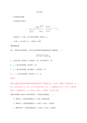 （2021新人教版）高中物理必修第一册9 第一章章末总结初升高衔接预习讲义（第一章）.doc