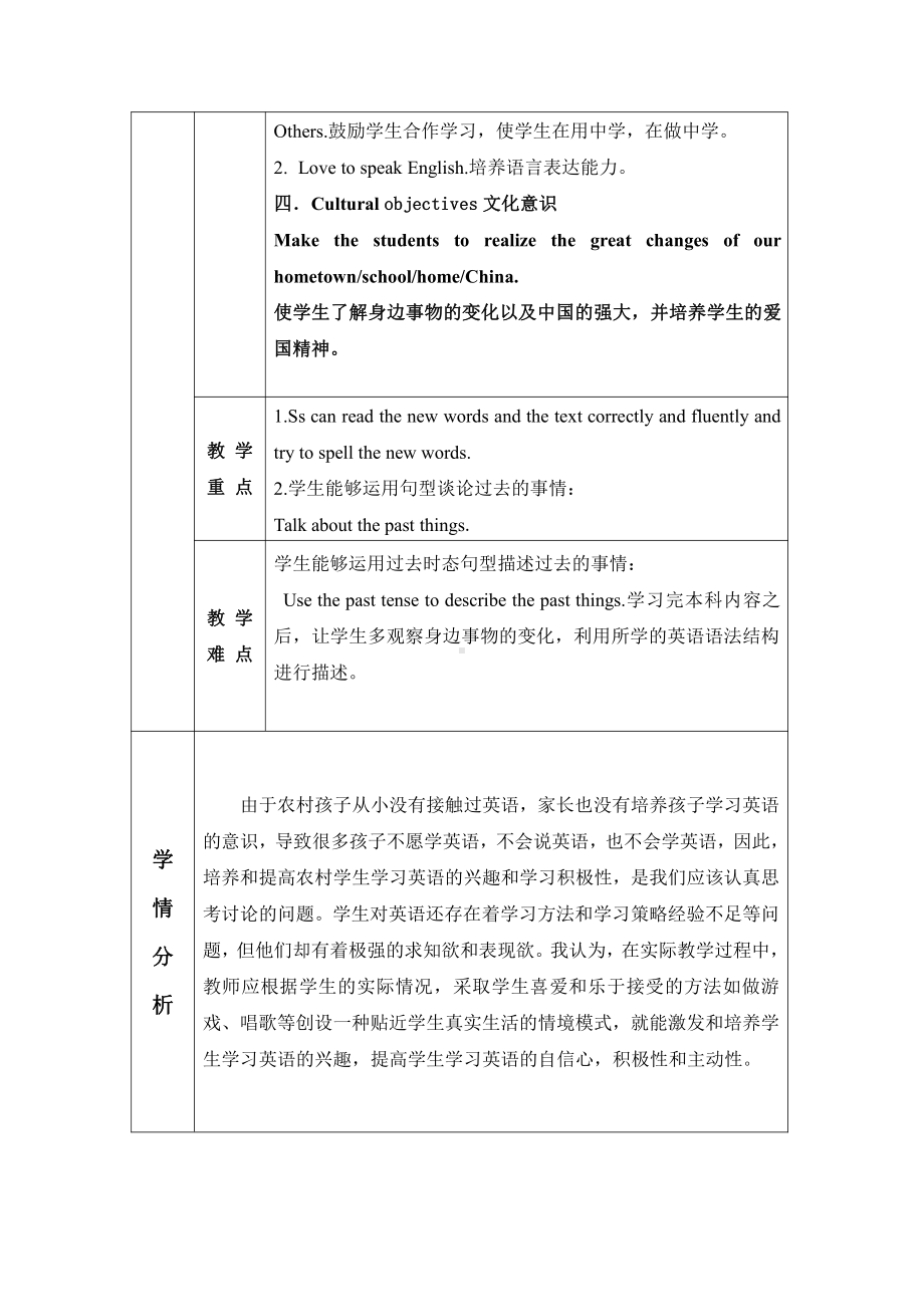 外研版（三起）五下Module 1-Unit 2 She didn't have a television.-教案、教学设计-市级优课-(配套课件编号：a1b0a).docx_第2页