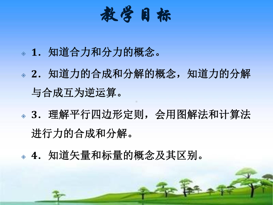 （2021新人教版）高中物理必修第一册3.4力的合成和分解ppt课件.ppt_第2页