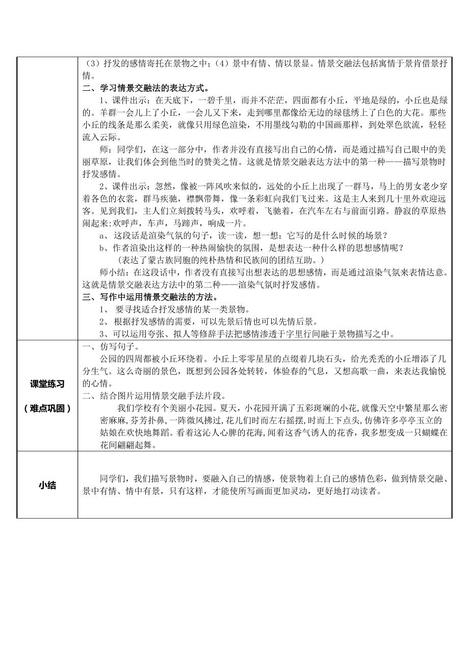 六年级语文上册教案-情景交融法学法指导 -部编版.docx_第2页