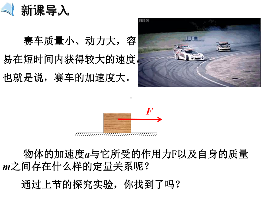 （2021新人教版）高中物理必修第一册4.3 牛顿第二定律ppt课件.ppt_第2页