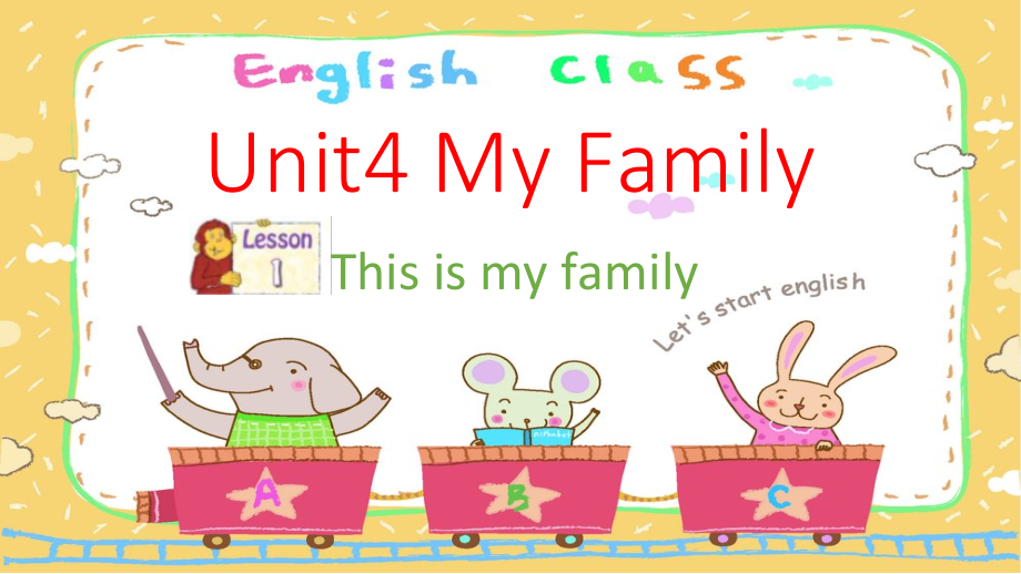 北师大版（三起）三上Unit 4 My Family-lesson 1 This is my family-ppt课件-(含教案)-公开课-(编号：4001a).zip