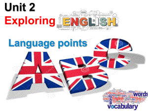 （2021新外研版）高中英语必修第一册 Unit 2 Exploring English Language points课件ppt.ppt