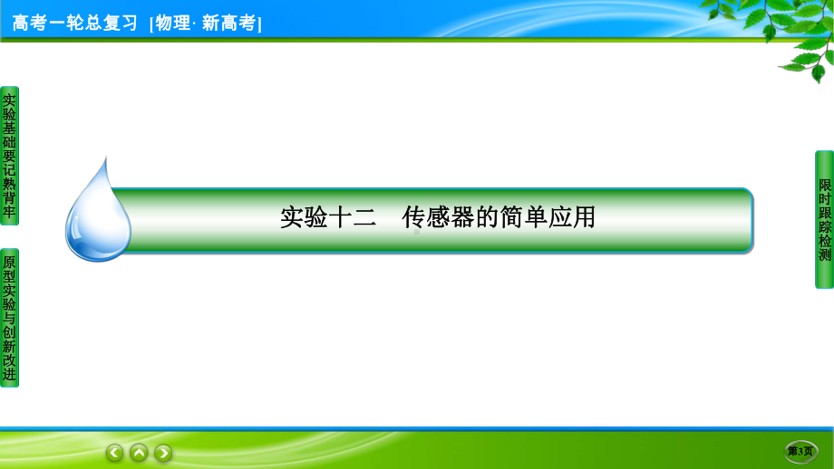 伴你行一轮总复习物理(新高考) 实验12.ppt_第3页