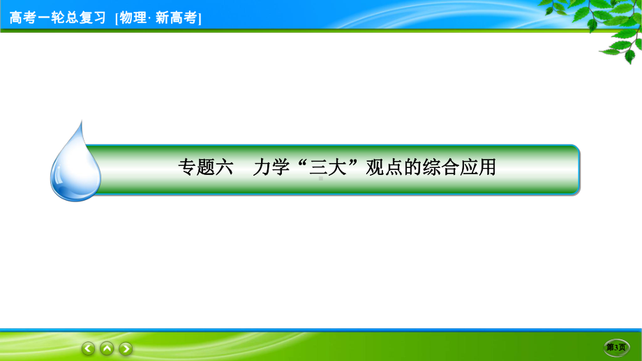 伴你行一轮总复习物理(新高考) 专题6.ppt_第3页