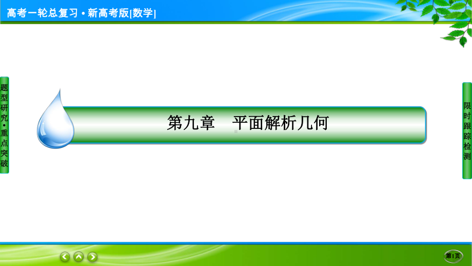 名师伴你行高考一轮总复习新高考版[数学] 9-8.ppt_第1页