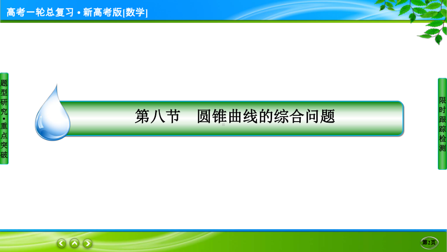 名师伴你行高考一轮总复习新高考版[数学] 9-8.ppt_第2页