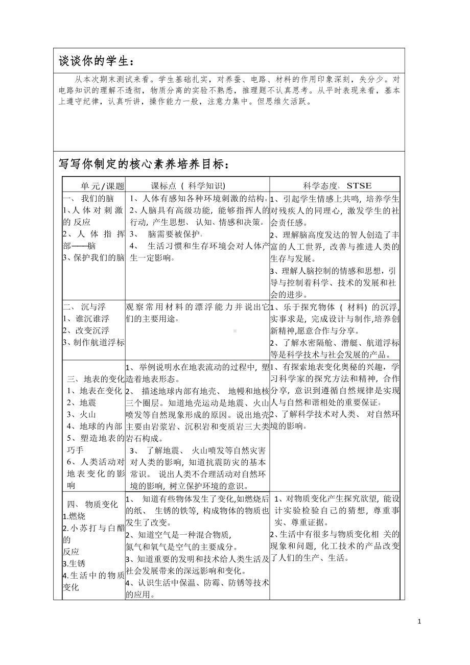 2021新湘科版五年级上册《科学》教学计划.docx_第1页