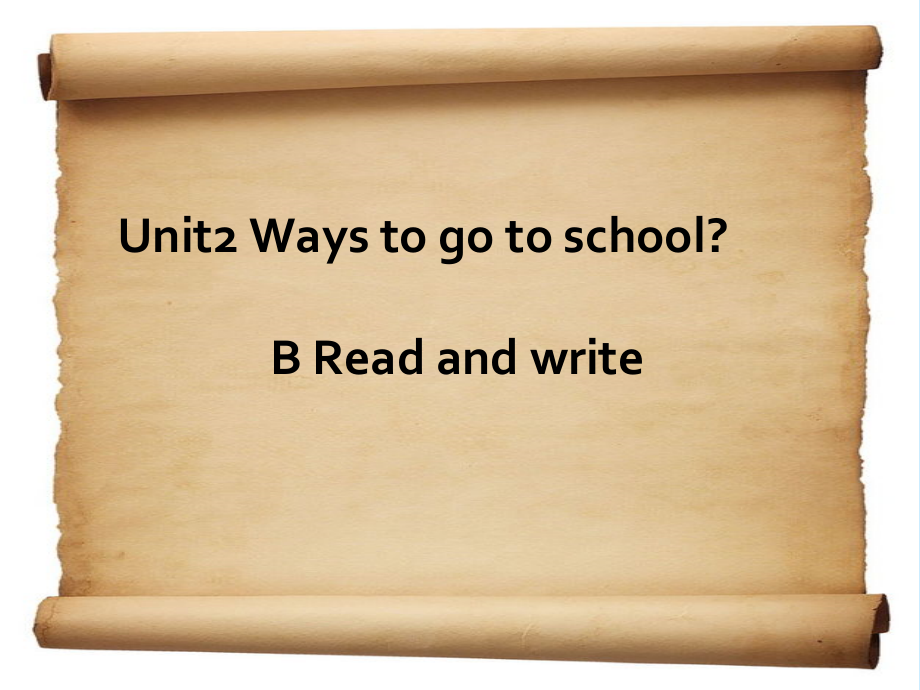 人教PEP版六年级上册Unit 2Ways to go to school-B-ppt课件-(含教案)-市级优课-(编号：5223b).zip