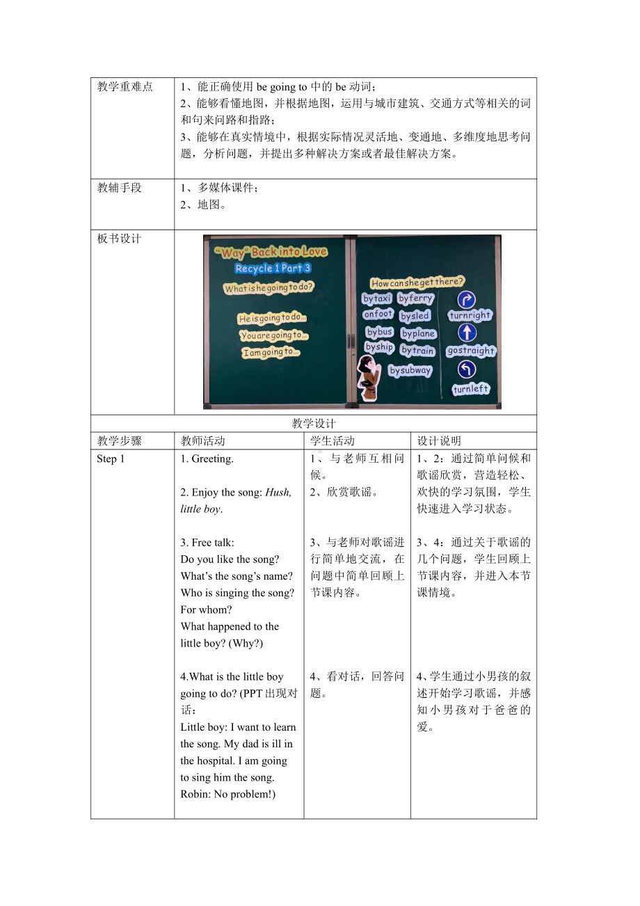 人教PEP版六年级上册Recycle 1-教案、教学设计-部级优课-(配套课件编号：a01d3).docx_第2页