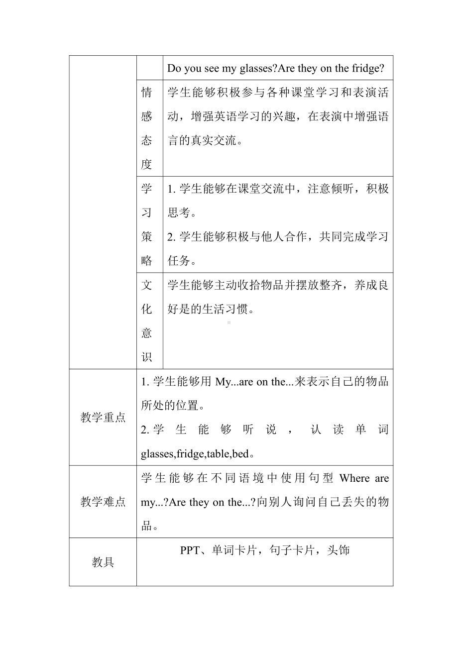 人教PEP版四年级上册Unit 4 My home-C-教案、教学设计-市级优课-(配套课件编号：6003e).doc_第2页