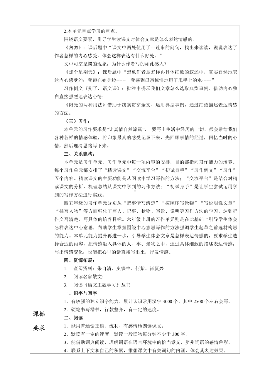 南京鼓楼区五年级语文下册第三单元备课教材分析.doc_第2页