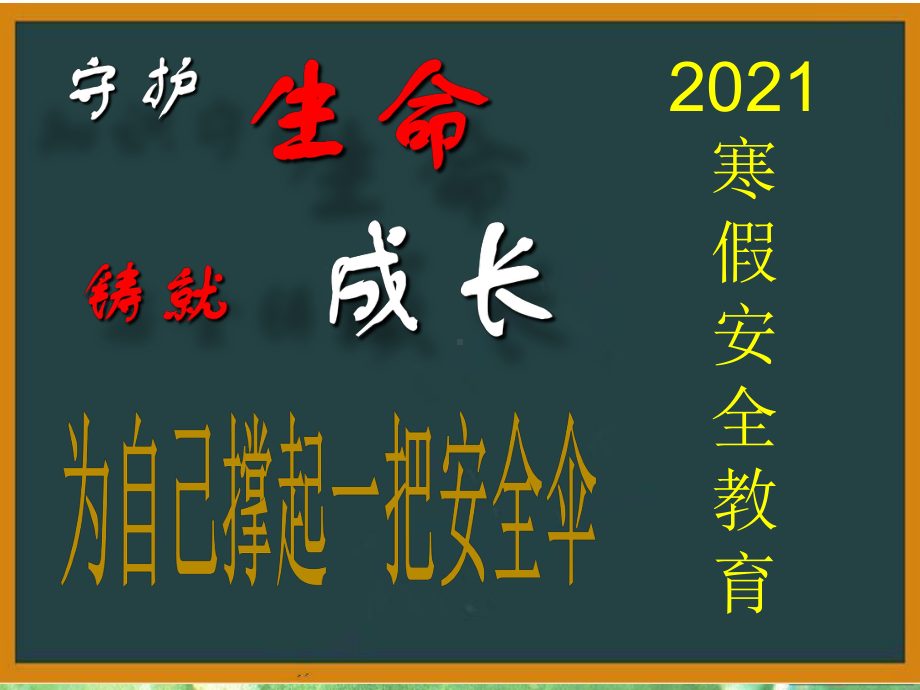 寒假安全教育主题班会ppt课件.ppt_第1页