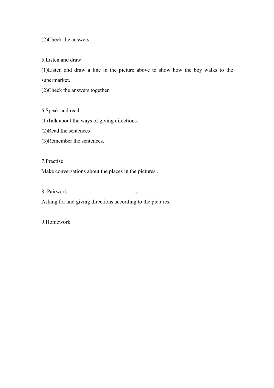 人教版九年级Unit 3 Could you tell me where the restrooms are -Section A 1a—2d-教案、教学设计-公开课-(配套课件编号：52222).doc_第2页