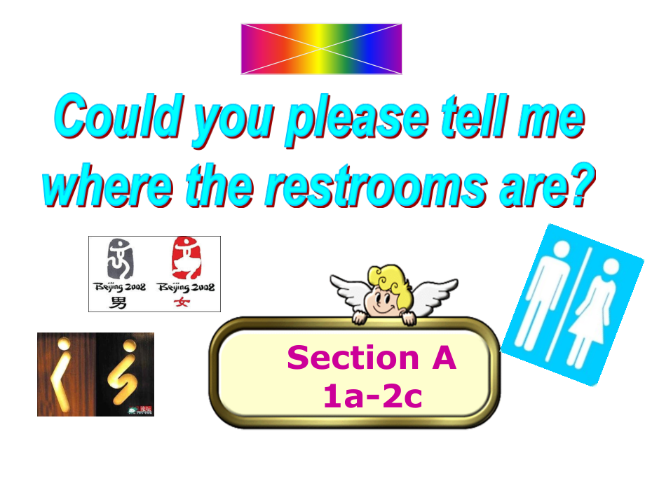 人教版九年级Unit 3 Could you tell me where the restrooms are -Section A 1a—2d-ppt课件-(含教案)-公开课-(编号：f1396).zip