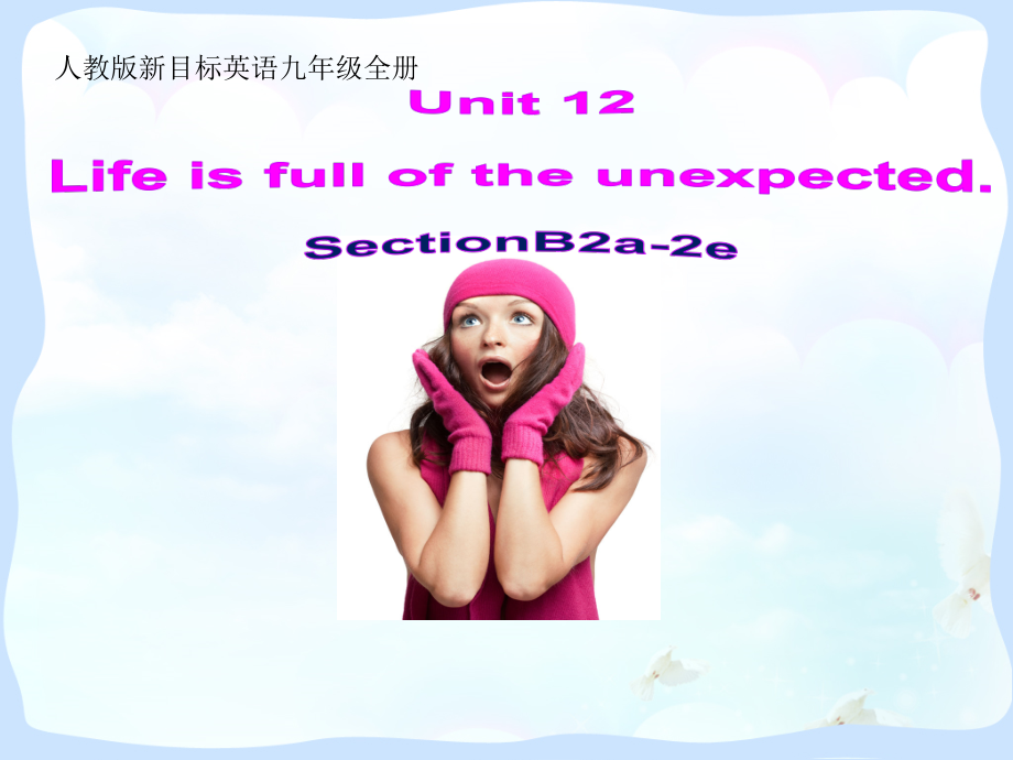 人教版九年级Unit 12 Life is full of the unexpected.-Section B 2a—2e-ppt课件-(含教案+视频)-公开课-(编号：f1df4).zip