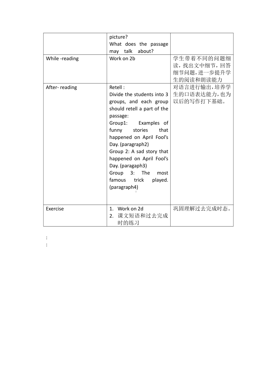 人教版九年级Unit 12 Life is full of the unexpected.-Section B 2a—2e-教案、教学设计-公开课-(配套课件编号：d120f).docx_第2页