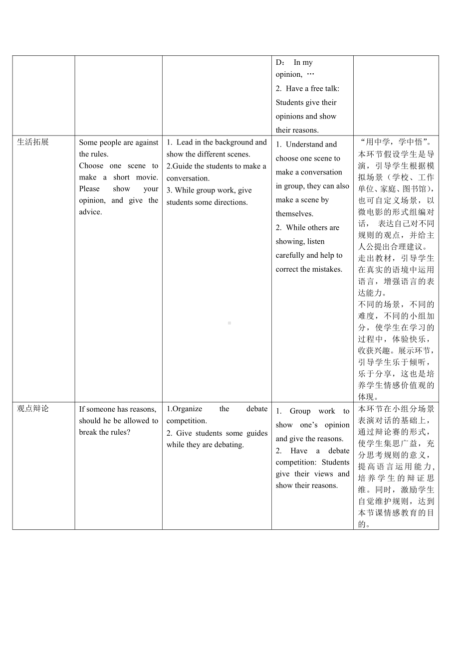 人教版九年级Unit 7 Teenagers should be allowed to choose their own clothes.-Section B 1a—1e-教案、教学设计-部级公开课-(配套课件编号：e1e23).docx_第3页