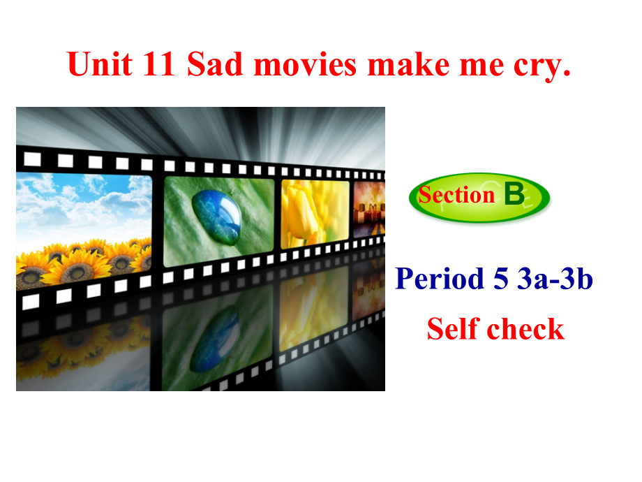 人教版九年级Unit 11 Sad movies made me cry.-Section B 2a—2e-ppt课件-(含教案+视频)-市级公开课-(编号：d0c24).zip