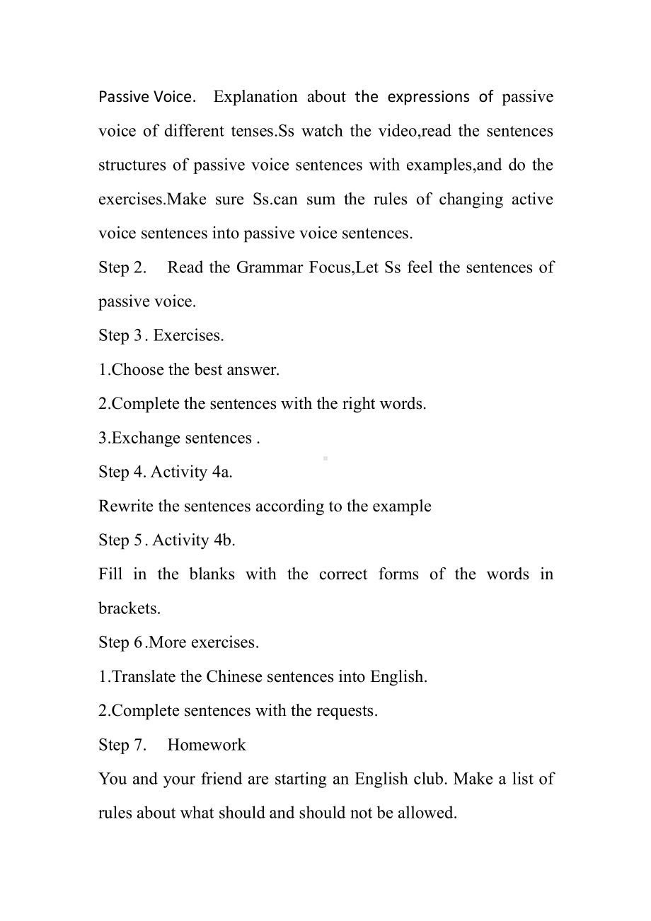 人教版九年级Unit 7 Teenagers should be allowed to choose their own clothes.-Section A Grammar focus 4a—4c-教案、教学设计-市级公开课-(配套课件编号：203a1).doc_第2页