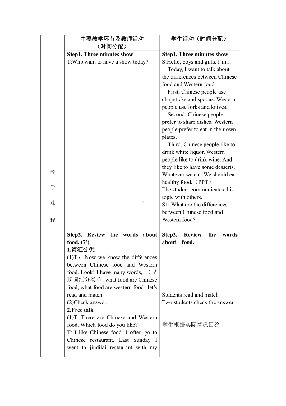 北京版四年级上册UNIT SIX MAY I TAKE YOUR ORDER -Lesson 22-Now I can understand Now I can say Now I know the sound-教案、教学设计--(配套课件编号：40055).docx_第3页