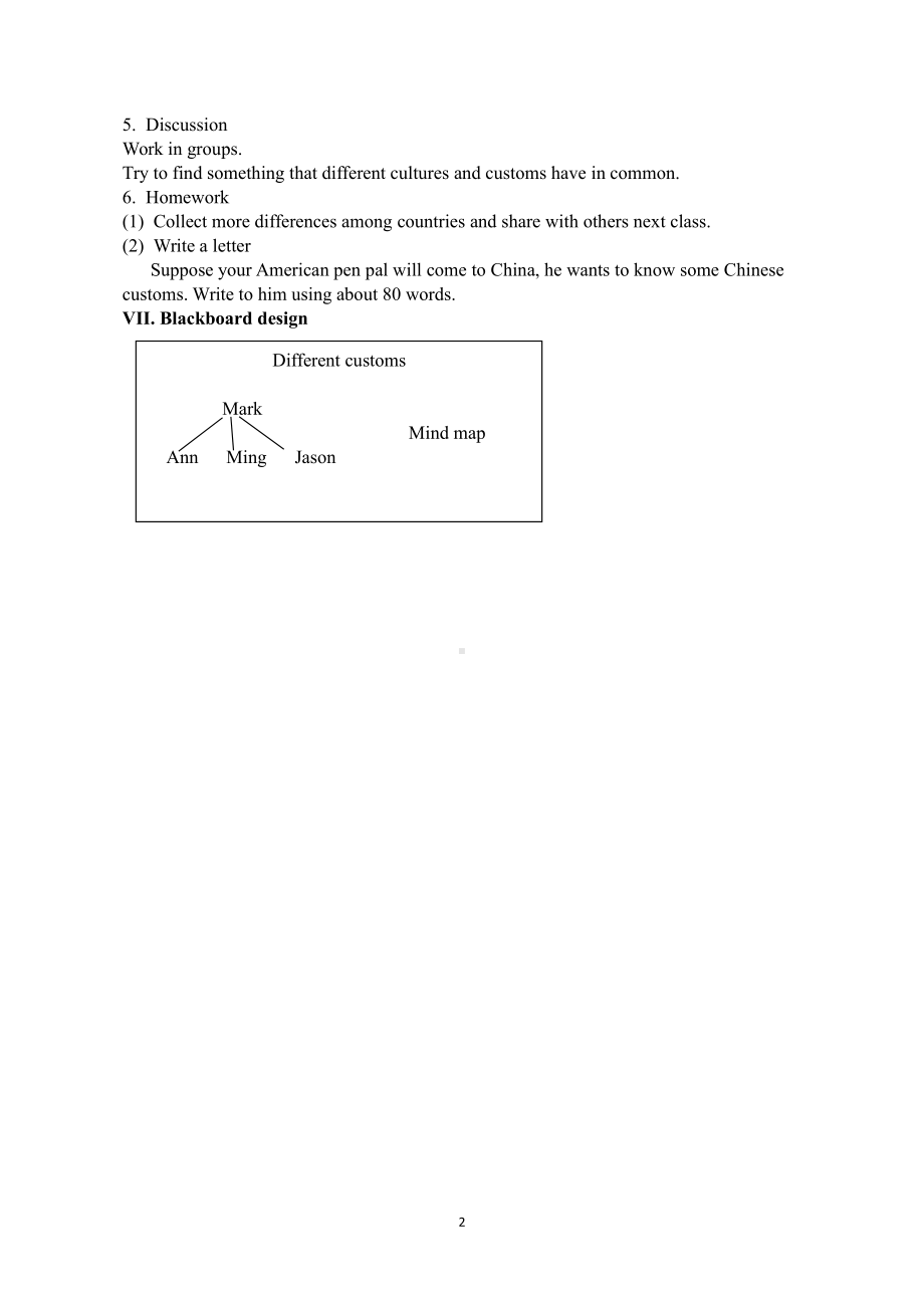 人教版九年级Unit 10 You are suppoed to shake hands.-Section A 3a—3c-教案、教学设计-省级公开课-(配套课件编号：404f5).doc_第2页