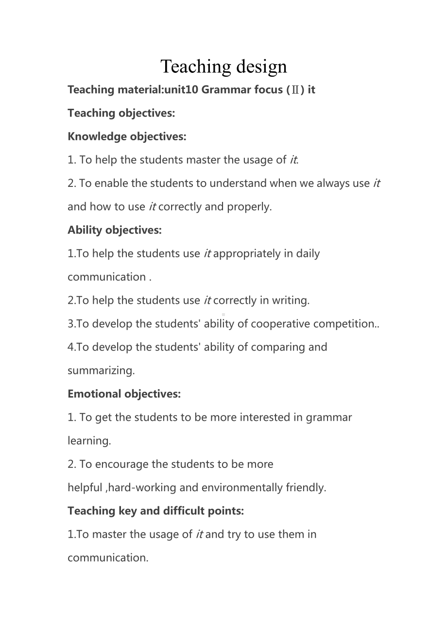 人教版九年级Unit 10 You are suppoed to shake hands.-Section A Grammar focus 4a—4c-教案、教学设计-市级公开课-(配套课件编号：306eb).doc_第1页