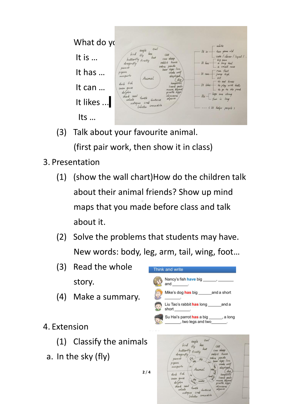 Unit 3 Our animal friends-Story time-教案、教学设计-市级公开课-新牛津译林版五年级上册(配套课件编号：401dd).doc_第2页