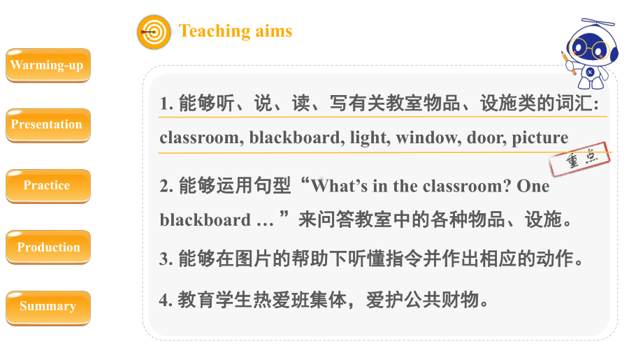 人教PEP四年级上册：Unit 1 My classroom Part A Let’s learn（课件）.pptx_第2页