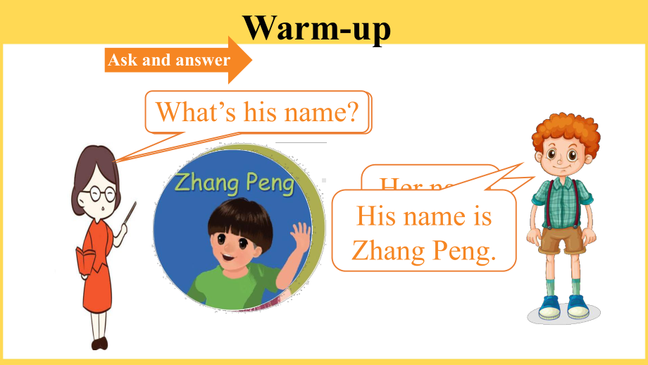 人教PEP四上-Unit 3 My friends A Let’s learn-课件.pptx_第2页