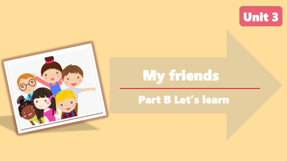 人教PEP四年级上册：Unit 3 My friends Part B Let’s learn（课件）.pptx_第1页