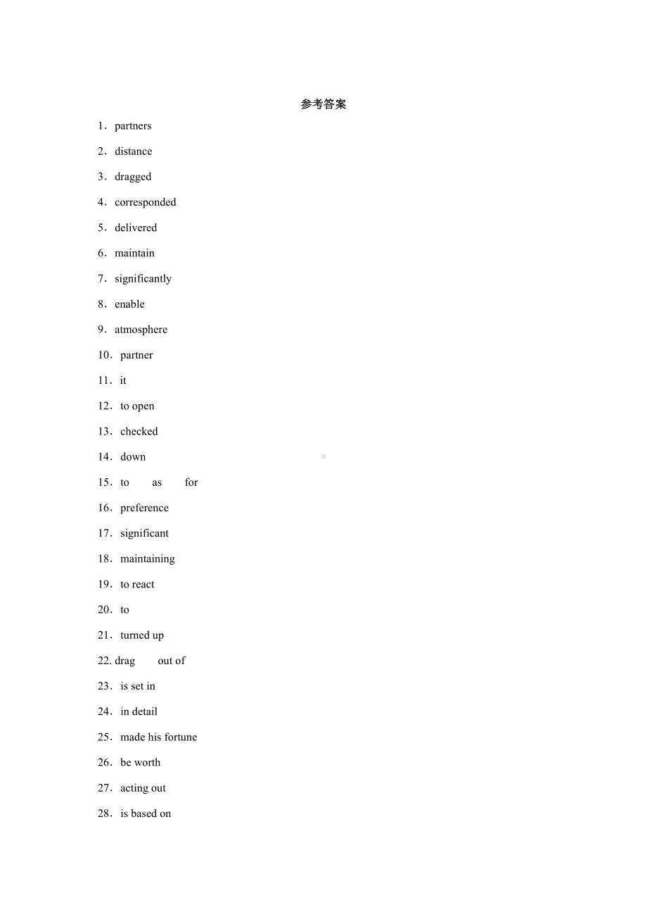 Unit 4 习题精选（2021新外研版高中英语必修第一册（高一上学期英语））.doc_第3页